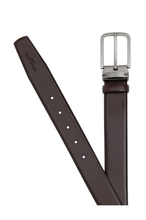 کمربند قهوه ای مردانه چرم خالص Pierre Cardin - کد 833222577
