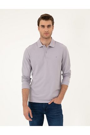 سوئیشرت صورتی مردانه ساده Pierre Cardin - کد 856046171