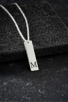 گردنبند نقره طوسی مردانه 925 عیار Vetro Silver - کد 873911932