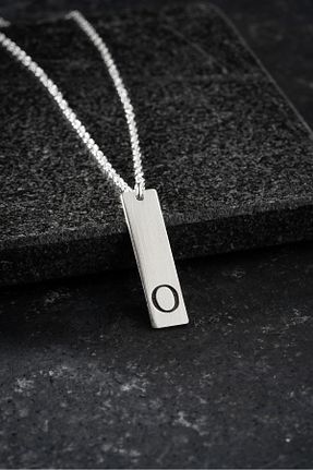 گردنبند نقره طوسی مردانه 925 عیار Vetro Silver - کد 873912443