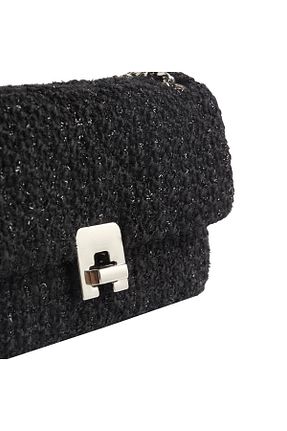کیف دوشی مشکی زنانه پارچه ای Parfois - کد 873912470