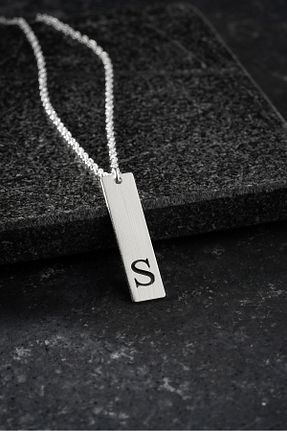 گردنبند نقره طوسی مردانه 925 عیار Vetro Silver - کد 873912917