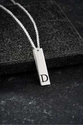 گردنبند نقره طوسی مردانه 925 عیار Vetro Silver - کد 873909309