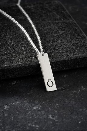 گردنبند نقره طوسی مردانه 925 عیار Vetro Silver - کد 873912597