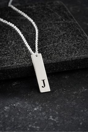 گردنبند نقره طوسی مردانه 925 عیار Vetro Silver - کد 873910257