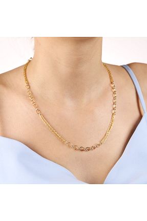 گردنبند طلا طلائی زنانه 14 عیار Sembol Gold - کد 97850921