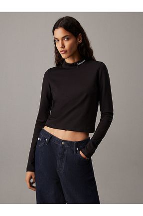 تیشرت مشکی زنانه رگولار Calvin Klein - کد 873926554