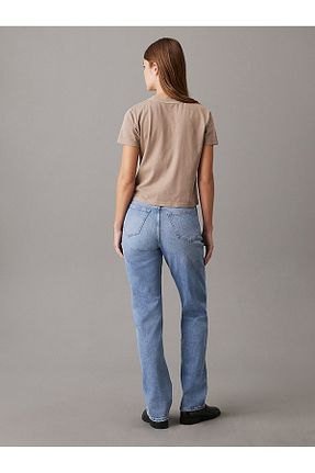 شلوار جین سرمه ای زنانه پاچه ساده Calvin Klein - کد 873926595