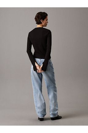 تیشرت مشکی زنانه رگولار Calvin Klein - کد 873926539