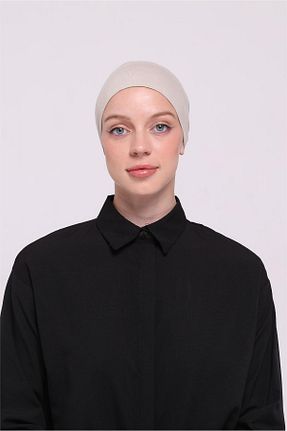 کلاه شنای حجاب بژ زنانه HÜRREM BONE - کد 772275676