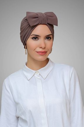 کلاه شنای حجاب قهوه ای زنانه HÜRREM BONE - کد 215075530