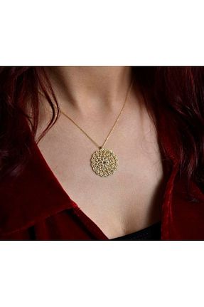 گردنبند طلا سفید زنانه Sembol Gold - کد 73939612