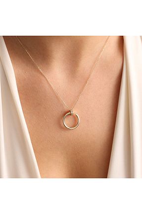 گردنبند طلا رنگی زنانه 14 عیار Sembol Gold - کد 469969983