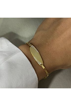دستبند نقره طلائی زنانه 925 عیار beonejewelry - کد 873932748