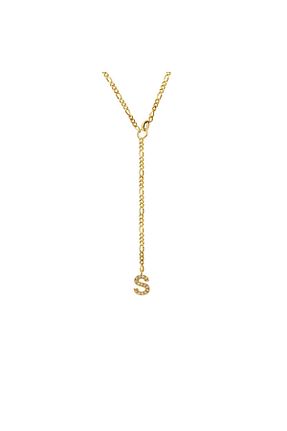 گردنبند نقره طلائی زنانه 925 عیار beonejewelry - کد 873932711
