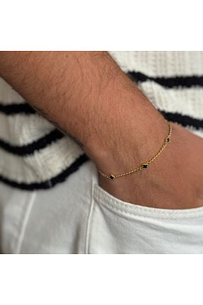 دستبند نقره طلائی زنانه 925 عیار beonejewelry - کد 873932806