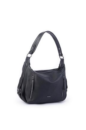 کیف دوشی مشکی زنانه چرم مصنوعی Nas Bag - کد 873936361
