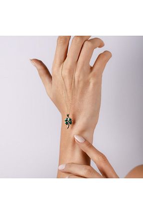 گردنبند طلا طلائی زنانه 14 عیار Sembol Gold - کد 69802652