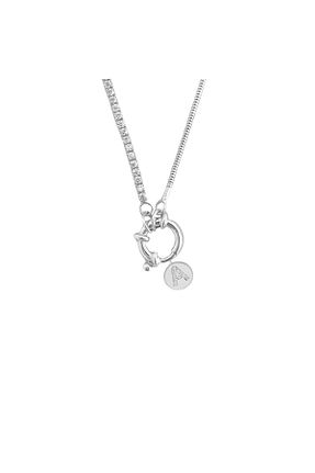 گردنبند نقره طلائی زنانه 925 عیار beonejewelry - کد 873932686