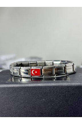 دستبند استیل (فولاد) زنانه استیل ضد زنگ MOGE YAPI - کد 859802177
