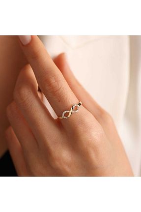 انگشتر طلا رنگی زنانه 8 عیار Sembol Gold - کد 824167402