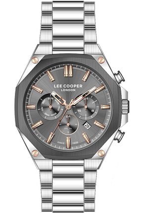 ساعت مچی طوسی مردانه 45 میلی متر Lee Cooper - کد 874046170