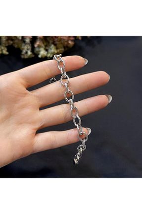 دستبند نقره سفید زنانه 925 عیار Stella - کد 874026128