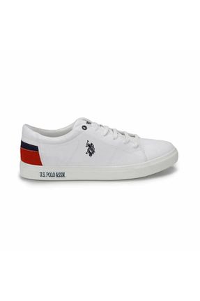 کفش اسنیکر سفید مردانه بند دار U.S. Polo Assn. - کد 2294919