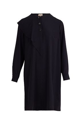 تونیک سایز بزرگ مشکی زنانه بافتنی Aker - کد 770196459