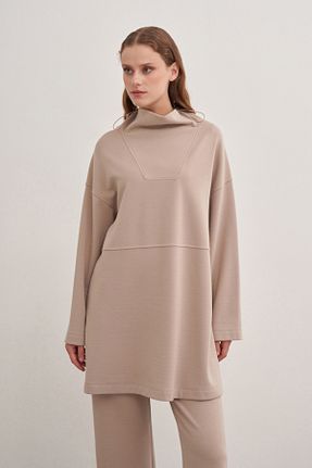 بلوز حجاب طوسی زنانه رگولار Aker - کد 849092980
