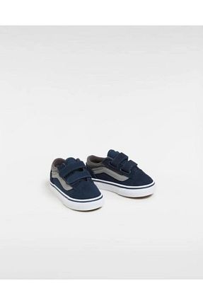کفش اسنیکر سرمه ای بچه گانه چسبی Vans - کد 847069988