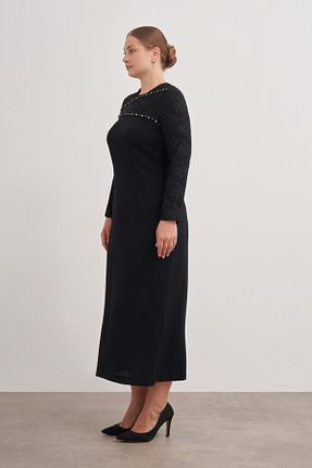 لباس حجاب مشکی زنانه رگولار Aker - کد 854057884