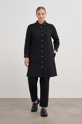 کلاه و ابایا مشکی زنانه مخلوط پلی استر Aker - کد 852667023