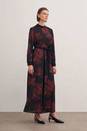 لباس حجاب مشکی زنانه رگولار Aker - کد 859132165