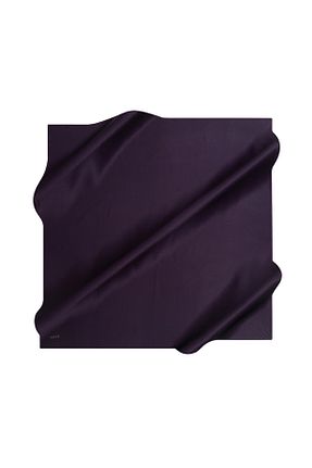 روسری قرمز کرپ ساتن ابریشم Aker - کد 32000107