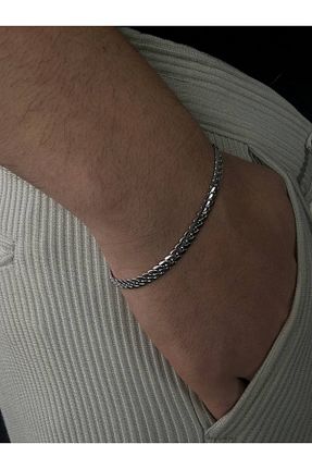 دستبند استیل (فولاد) متالیک زنانه استیل ضد زنگ Arvens - کد 874080071