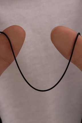 گردنبند استیل ( فولاد ) مشکی زنانه استیل (فولاد) vogutima - کد 874073790
