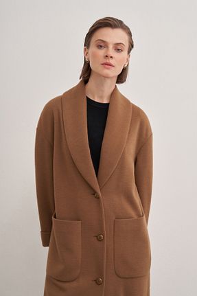 رویه حجاب قهوه ای زنانه رگولار Aker - کد 854829265