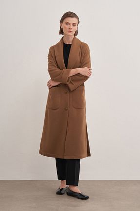 رویه حجاب قهوه ای زنانه رگولار Aker - کد 854829265