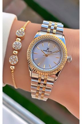 ساعت مچی طلائی زنانه 36-40 میلی متر Daniel Klein - کد 799203250
