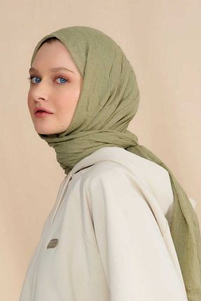 روسری سبز پنبه ای Modakaşmir - کد 870481818