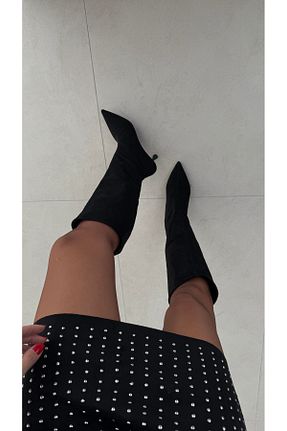 چکمه مشکی زنانه جیر Gilla Shoes and Bag - کد 874095986