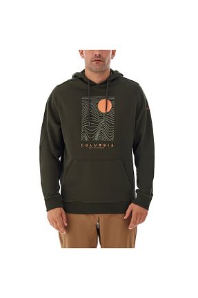 سوئیشرت سبز مردانه چاپی Columbia - کد 874105496