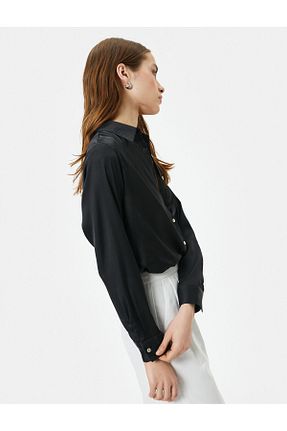 پیراهن مشکی زنانه رگولار Koton - کد 835706557