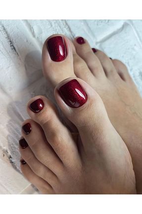 ناخن مصنوعی و اکسسوری زرشکی RubaTrend - کد 752815085