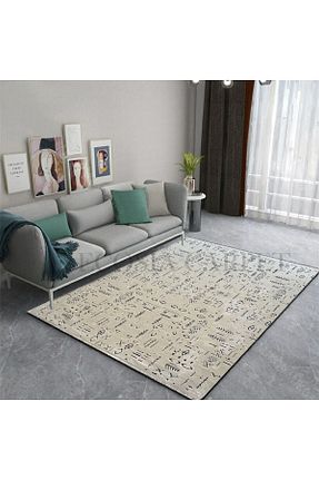 گلیم بژ پنبه ای Ecosıa - کد 856164440