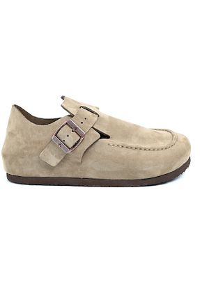 دمپائی قهوه ای زنانه چرم خالص Akman Leather - کد 874176636