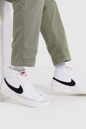 کفش اسنیکر سفید مردانه چرم اصل Nike - کد 874229941