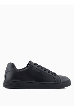 کفش اسنیکر مشکی مردانه بند دار Armani Exchange - کد 874373362