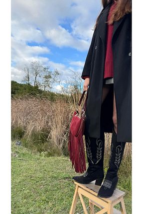 چکمه مشکی زنانه چرم مصنوعی Eataly Shoes - کد 874354882